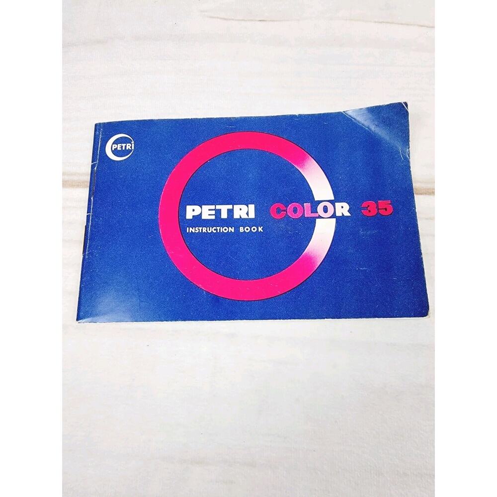 Petri Color 35 Instruction Manual Original Instruction Booklet Vintage